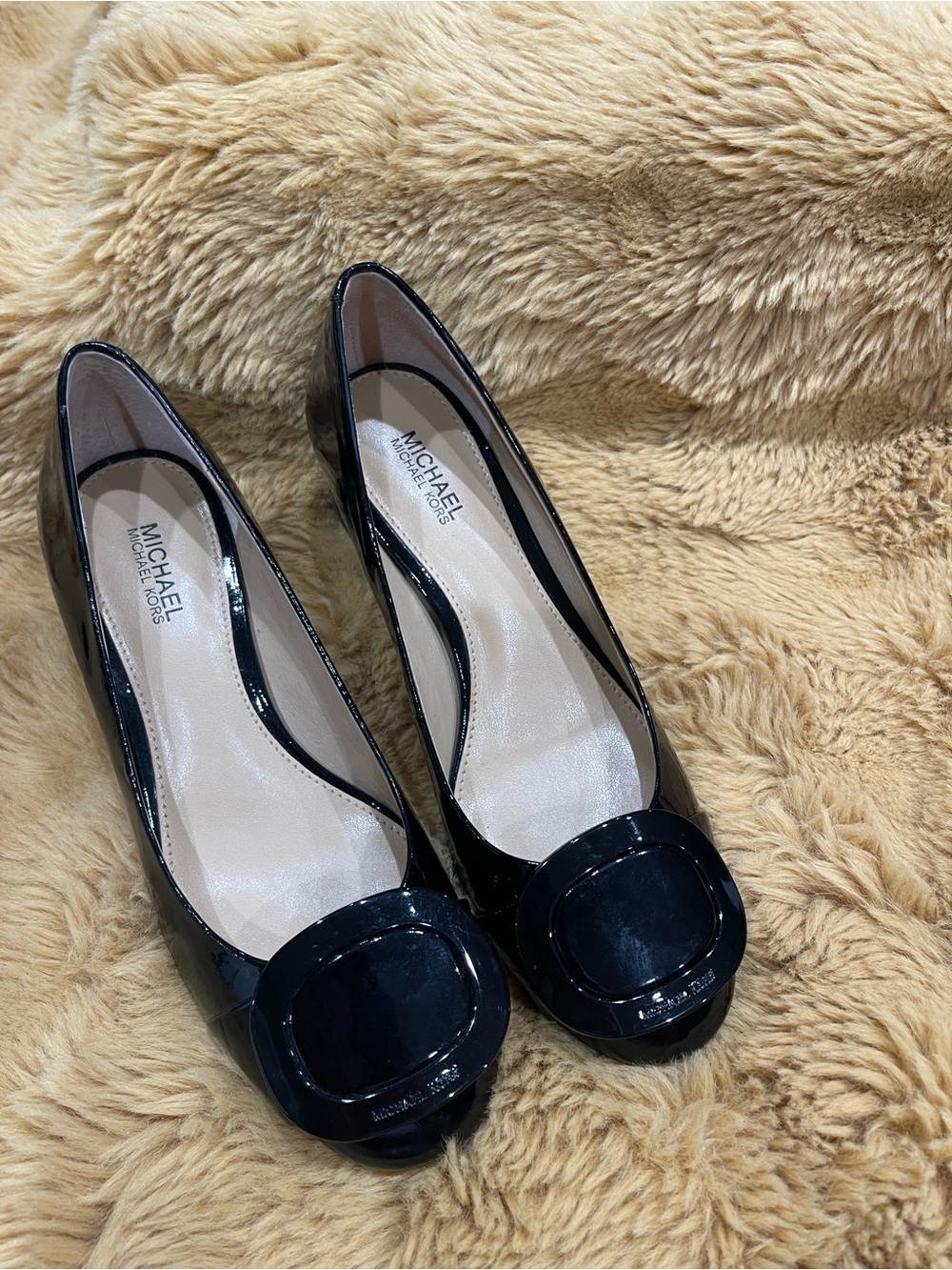 Michael Kors Black Patent Leather Heels
